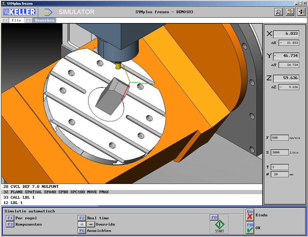 CNC cursus programmeren frezen